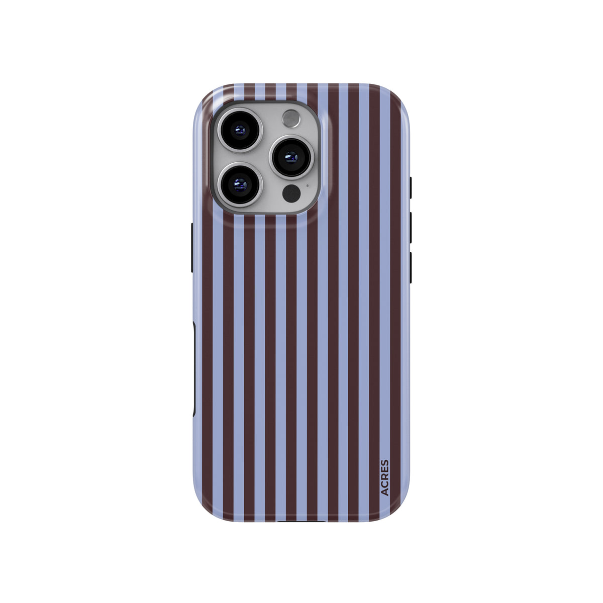 Brown&Blue Stripes Baskılı Telefon Kılıfı