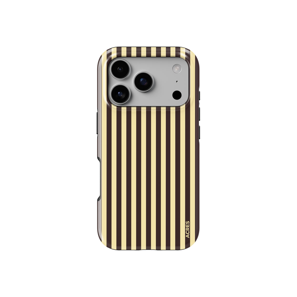 Brown&Yellow Stripes Baskılı Telefon Kılıfı