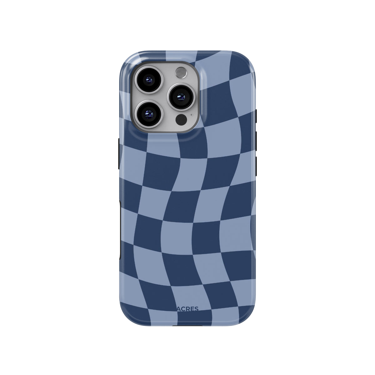 Denim Check Baskılı Telefon Kılıfı
