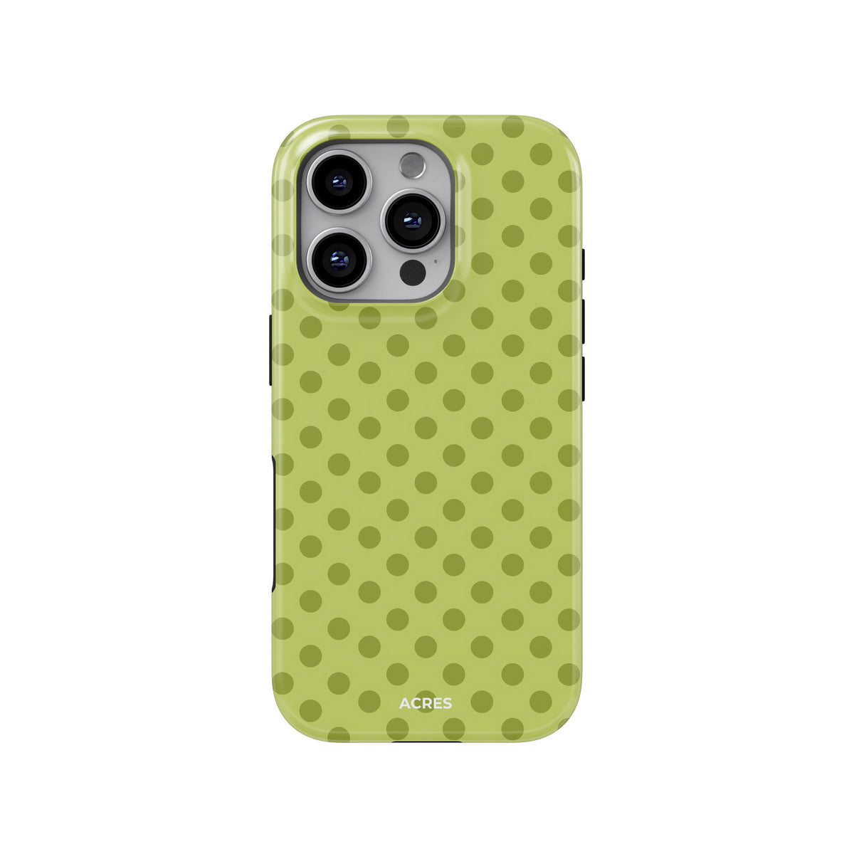 Matcha Polka Baskılı Telefon Kılıfı