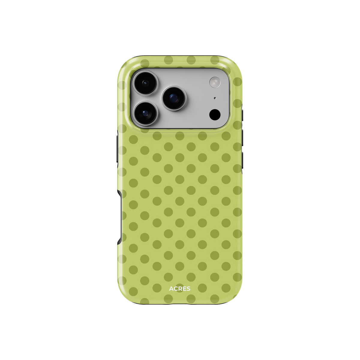Matcha Polka Baskılı Telefon Kılıfı