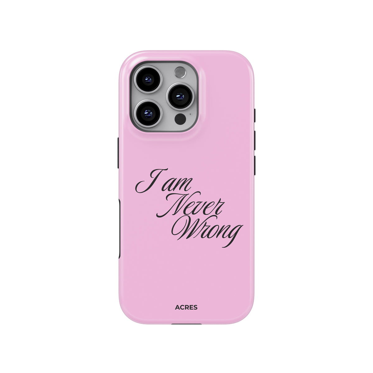 Never Wrong Baskılı Telefon Kılıfı