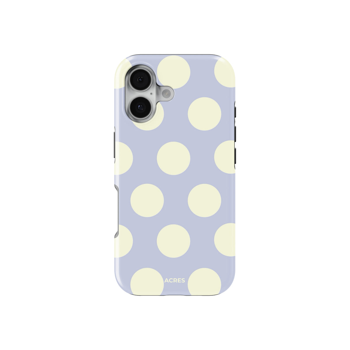 Soft Lilac Maxi Polka Baskılı Telefon Kılıfı