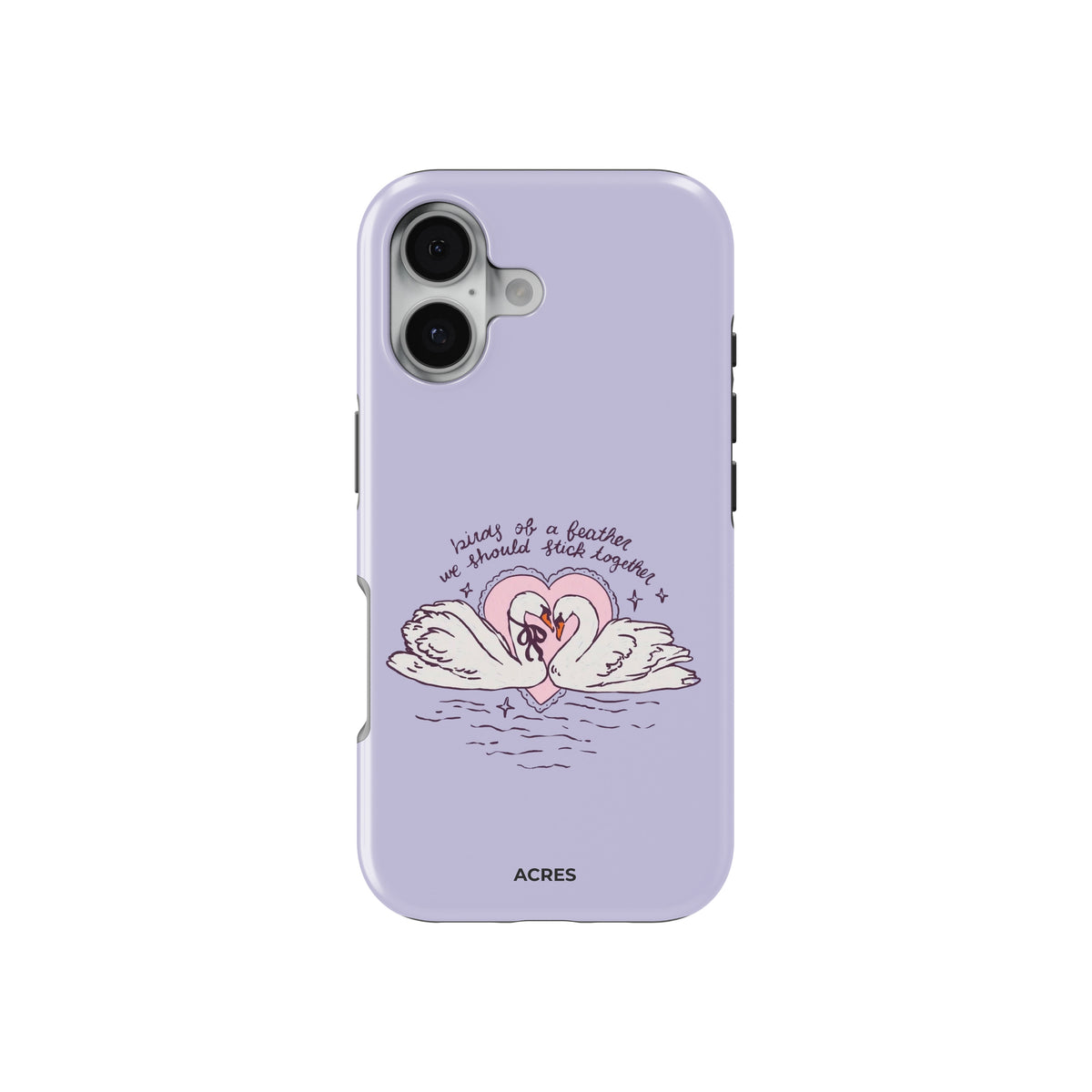 Swans Baskılı Telefon Kılıfı